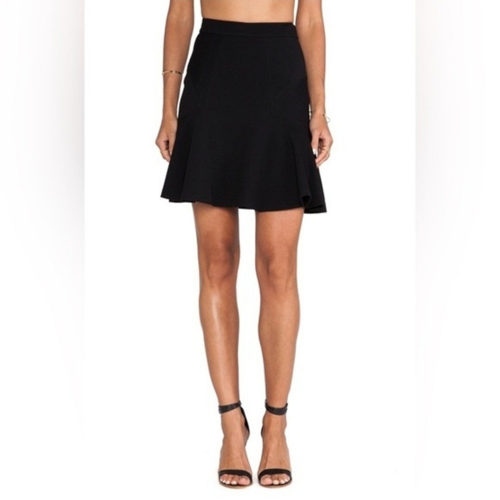 Diane Von Furstenberg Carlita Black Skirt Size 12